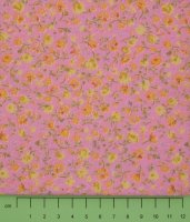 Fabric by the Metre - 099 Flowers - Pink
